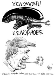 Xenomorph/XenoPhobe by OuthouseCartoons