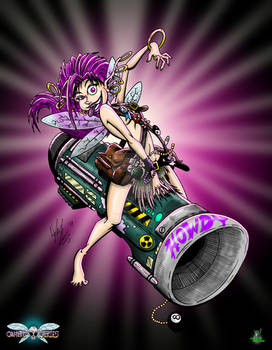 Combat Fairies - Kiani character poster