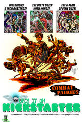 Combat Fairies Graphic Novel Back Cover!