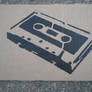 Cassette Tape Stencil