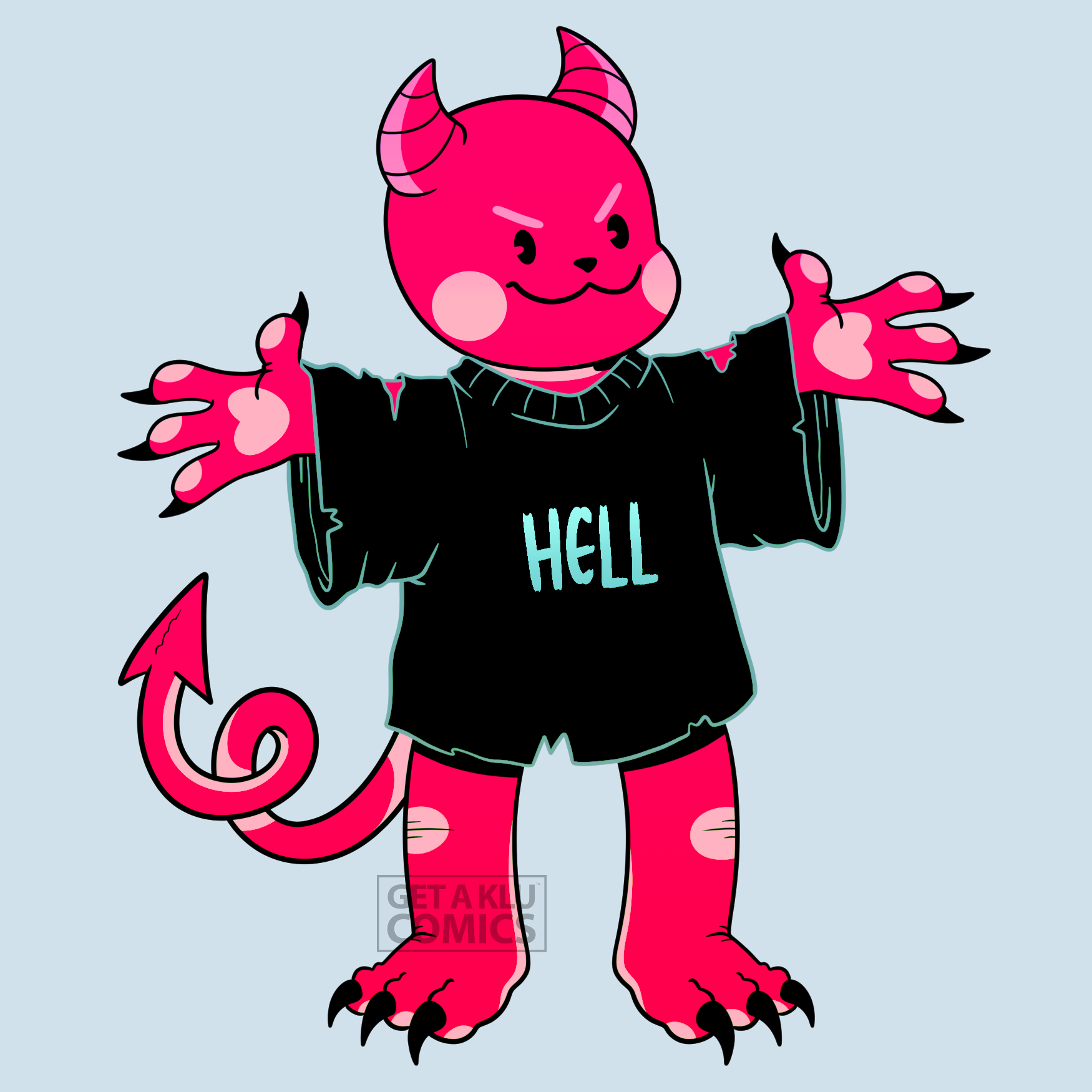 Hug Devil Hug The Devil by GetAKluComics on DeviantArt