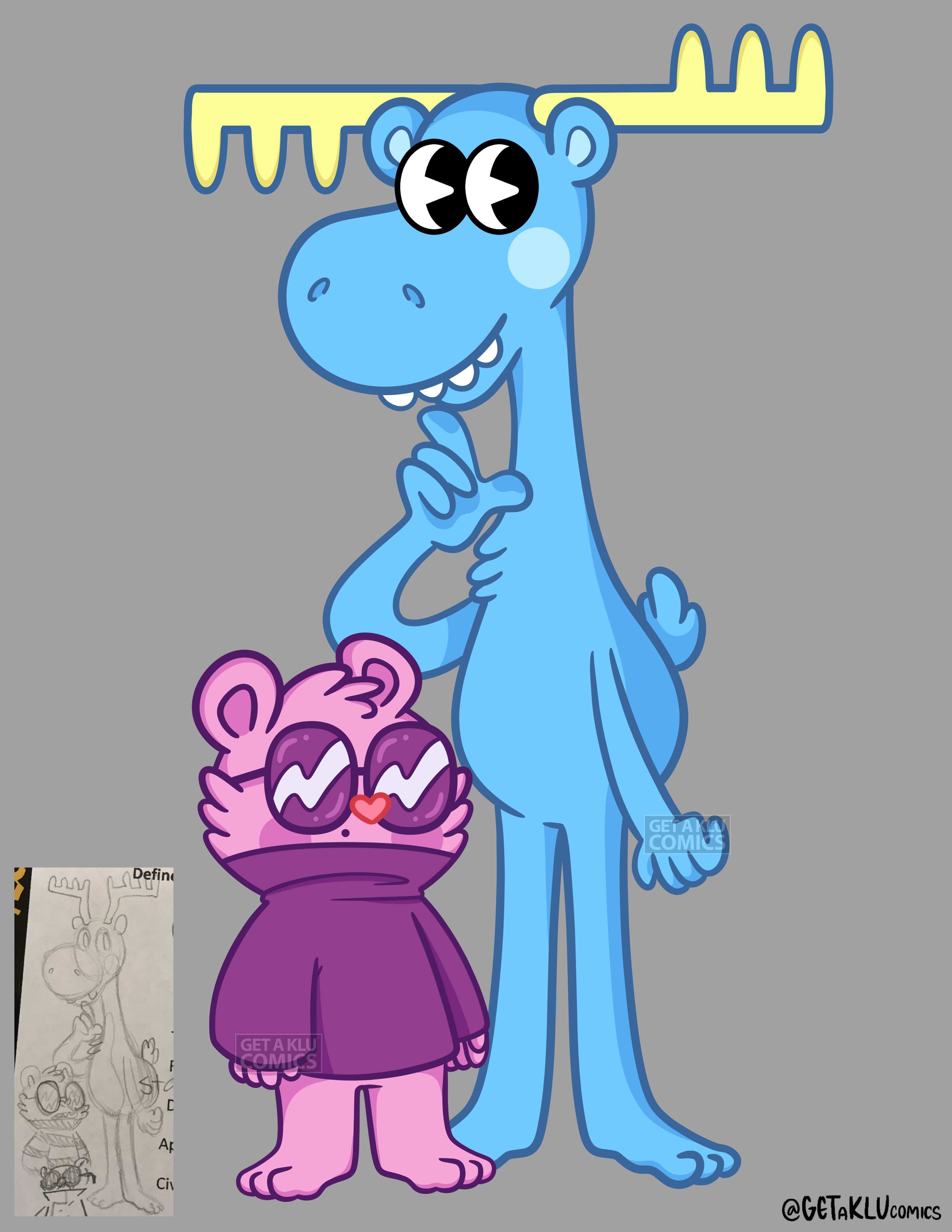 Happy Tree Friends: Lumpy and Mole by GetAKluComics on DeviantArt