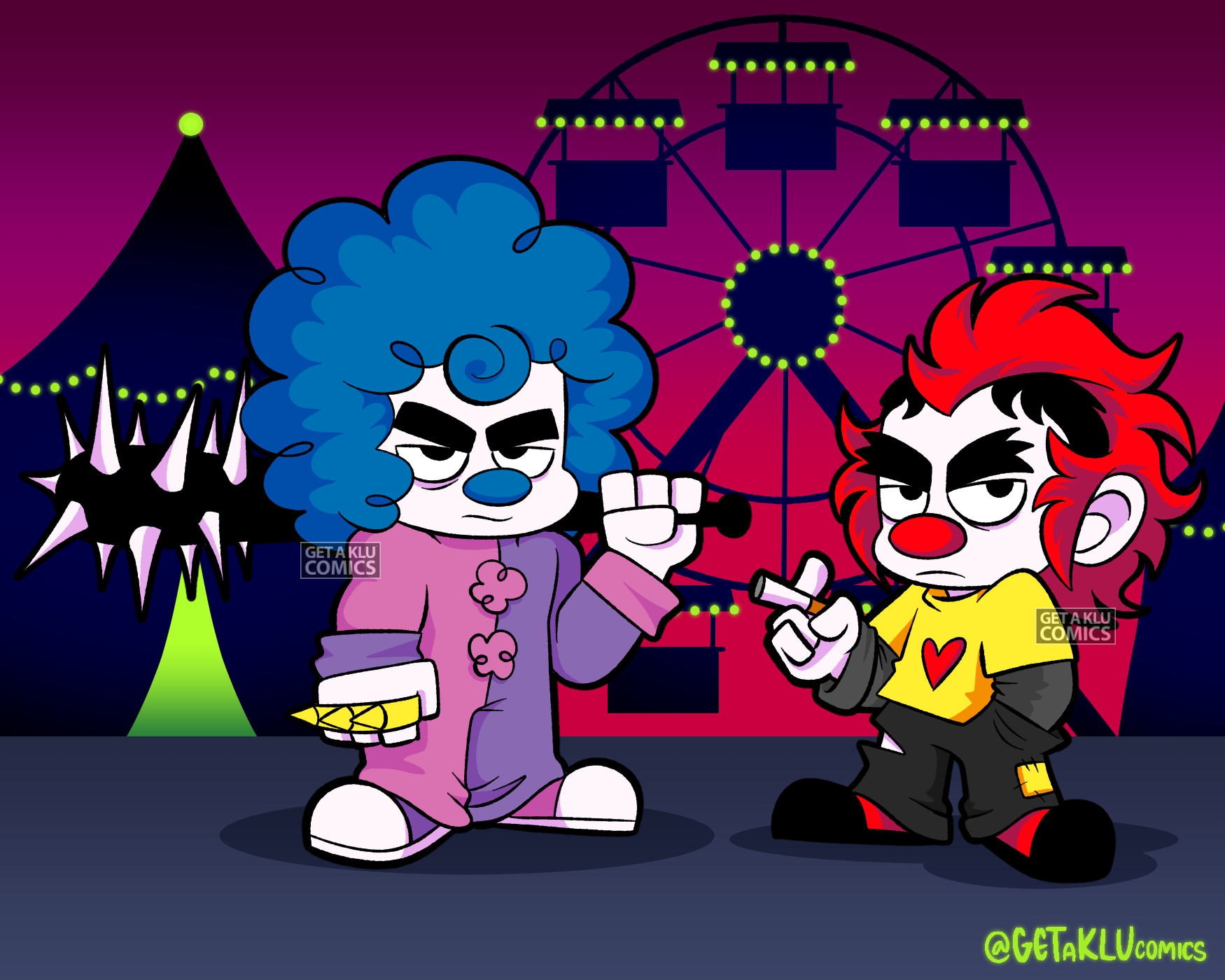 Charry Fn FNF Barry and Cherry by GetAKluComics on DeviantArt