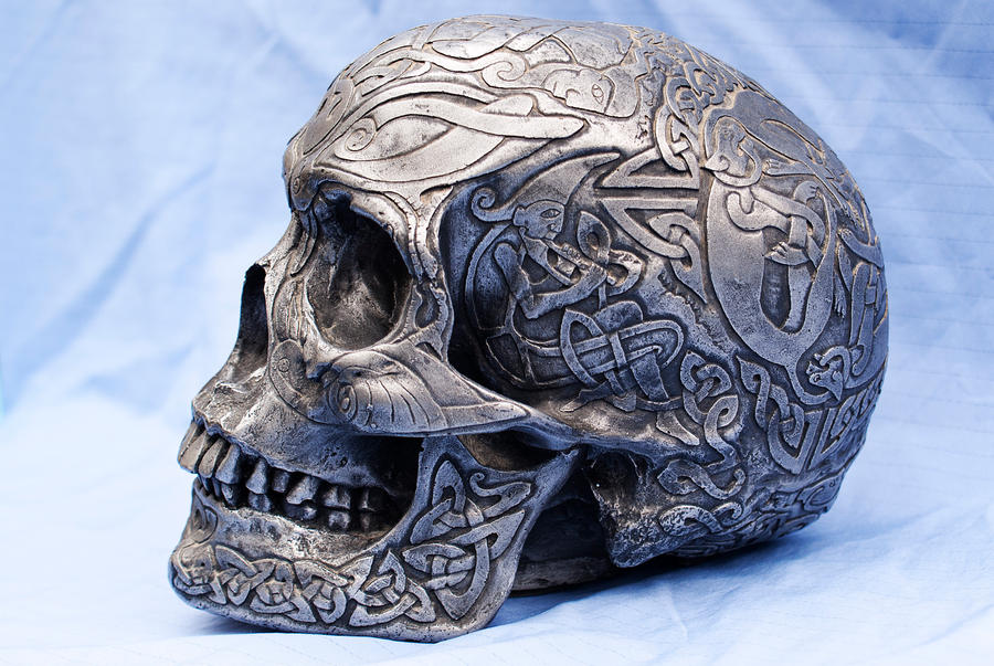Celtic Skull Side View