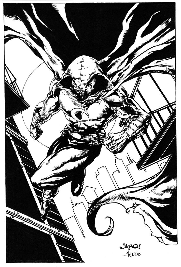 Moon Knight Inks Moonknight inks by luisalonso on DeviantArt
