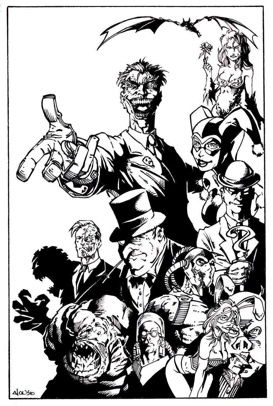 Batman Rouges Gallery by luisalonso on DeviantArt