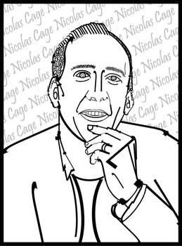 Typography Of Nicolas Cage