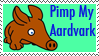 Pimp My Aardvark Stamp