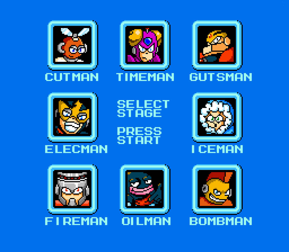 Mega Man 1 Stage Select Remade By Codster76 On Deviantart Mega Man 1 Stage Select Remade By Codster76 On Deviantart