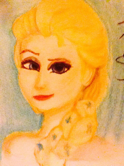 Elsa chalk pastels 