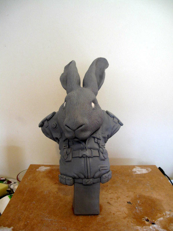 Space Rabbit Finished Sculpt by Thomasotom on DeviantArt