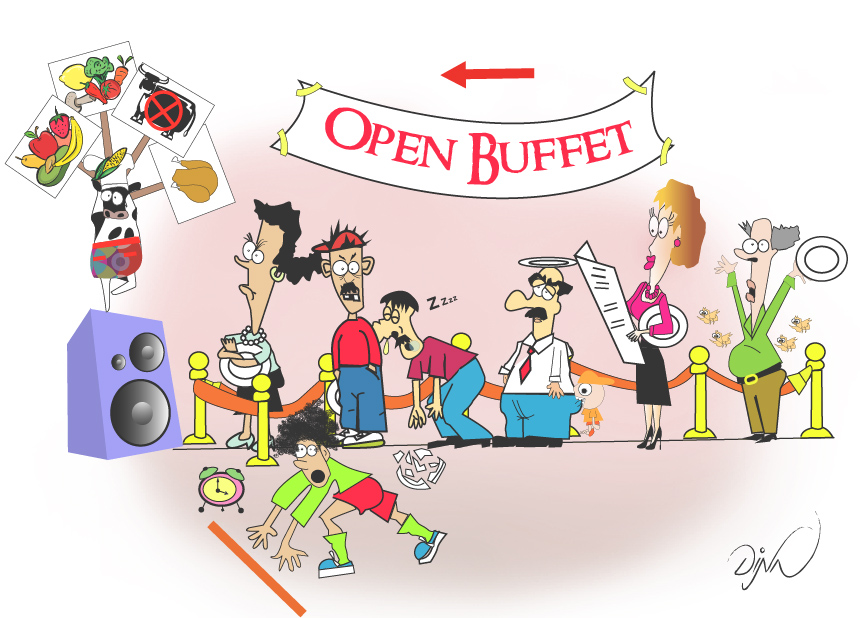 Buffet Lunch Cartoon Images - Latest Buffet Ideas