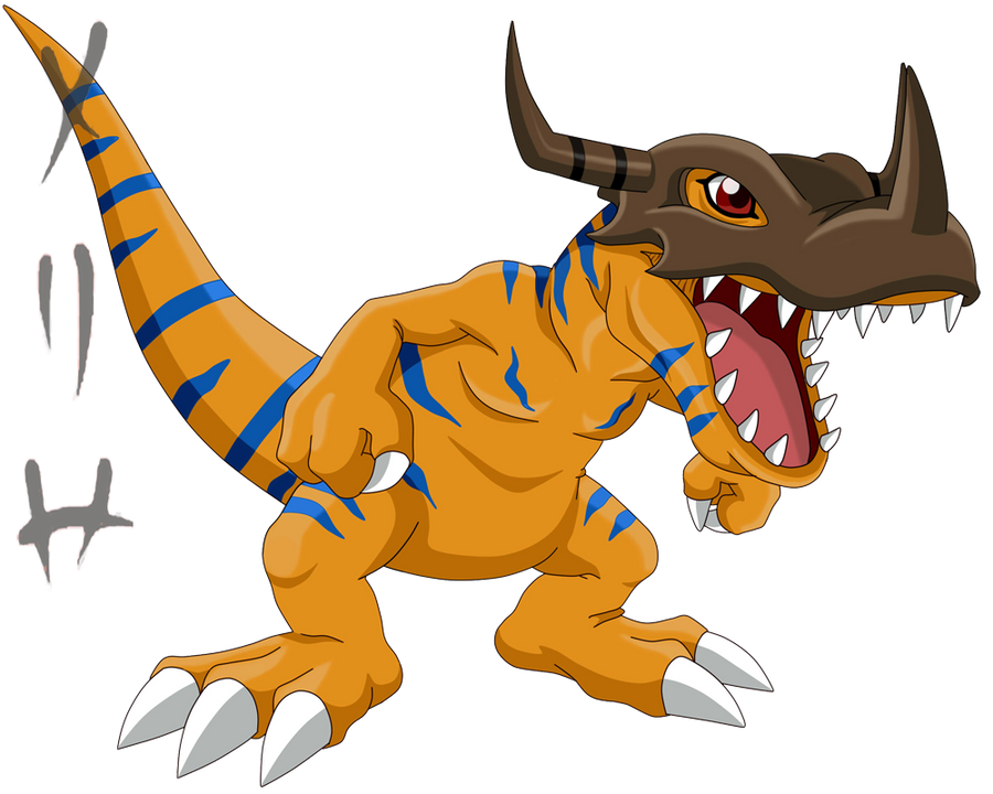 Greymon by MelHellMoon on DeviantArt