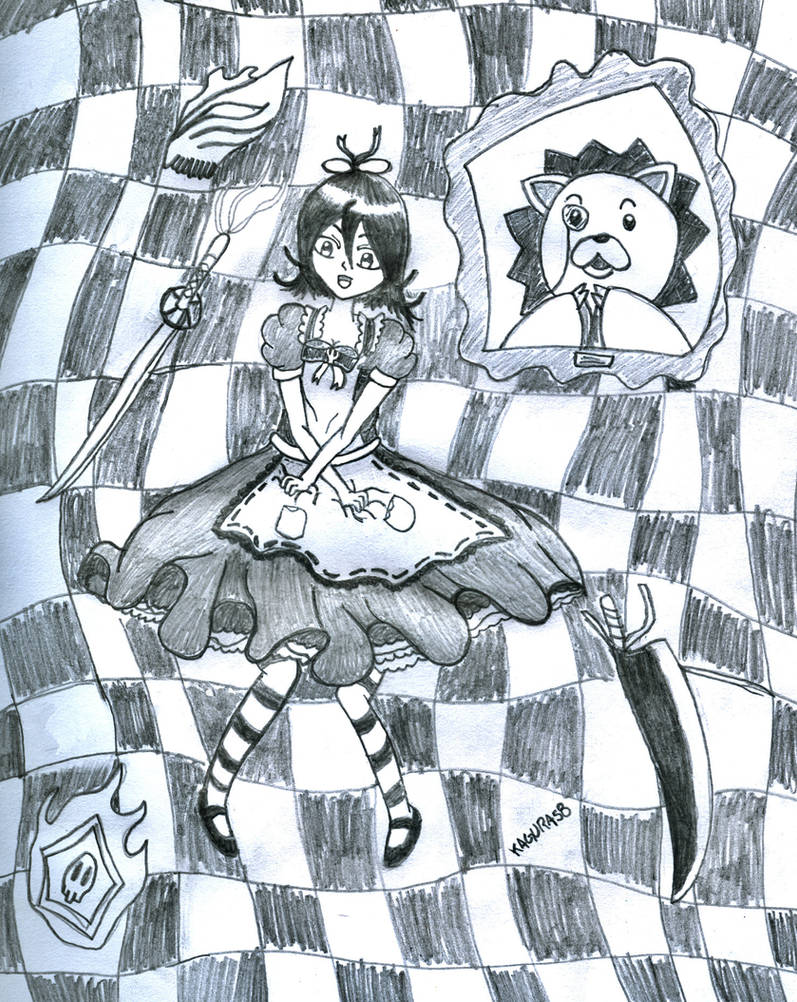 Bunny Rabbit Rukia Draw Rukia in the rabbit hole by kagura58 on DeviantArt