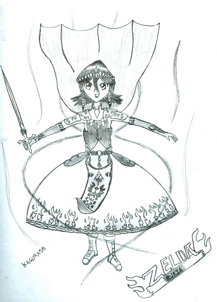 Rukia as Princess Zelda by kagura58 on DeviantArt