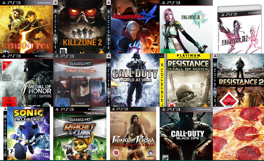 my  ps3  games