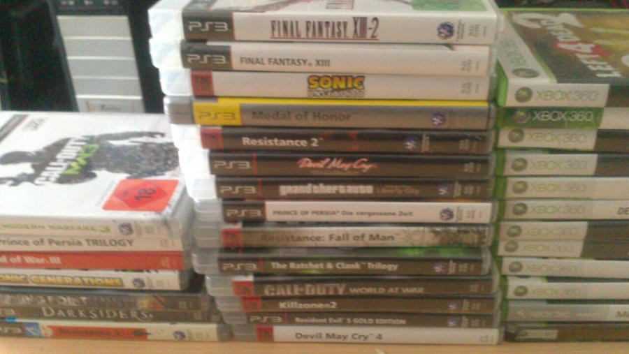 meine  sammlung ps3  part 1