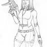 Captain America: TWS Black Widow Pencils