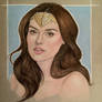 Gal Gadot as Wonder Woman Portrait Study