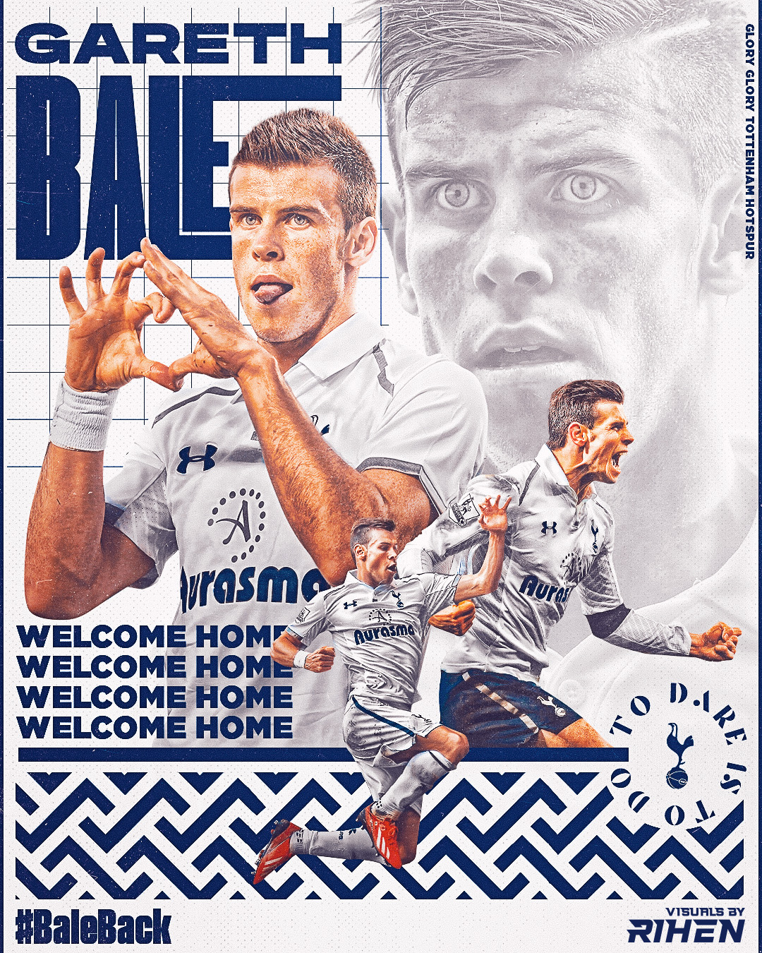 Poster, Quadro Tottenham Hotspur FC - Bale em