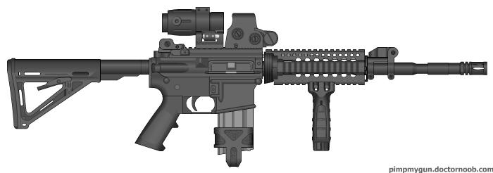 mw3 m4a1 hybrid sights