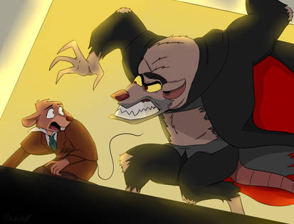 Feral Ratigan vs Basil (+speedpaint)