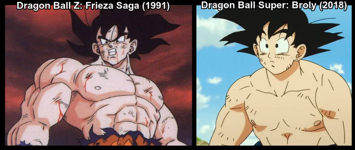 Goku Art Difference