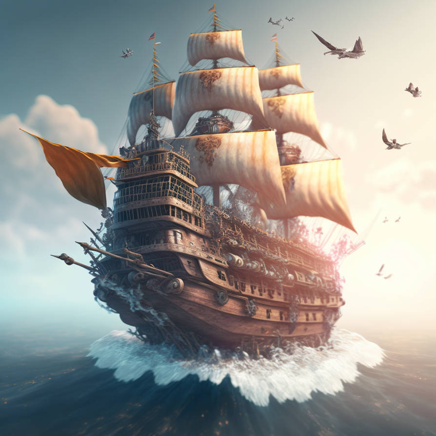 Pirate Ship By ImmortalXuniverse On DeviantArt pirate-ship-by-immortalxuniverse-on-deviantart