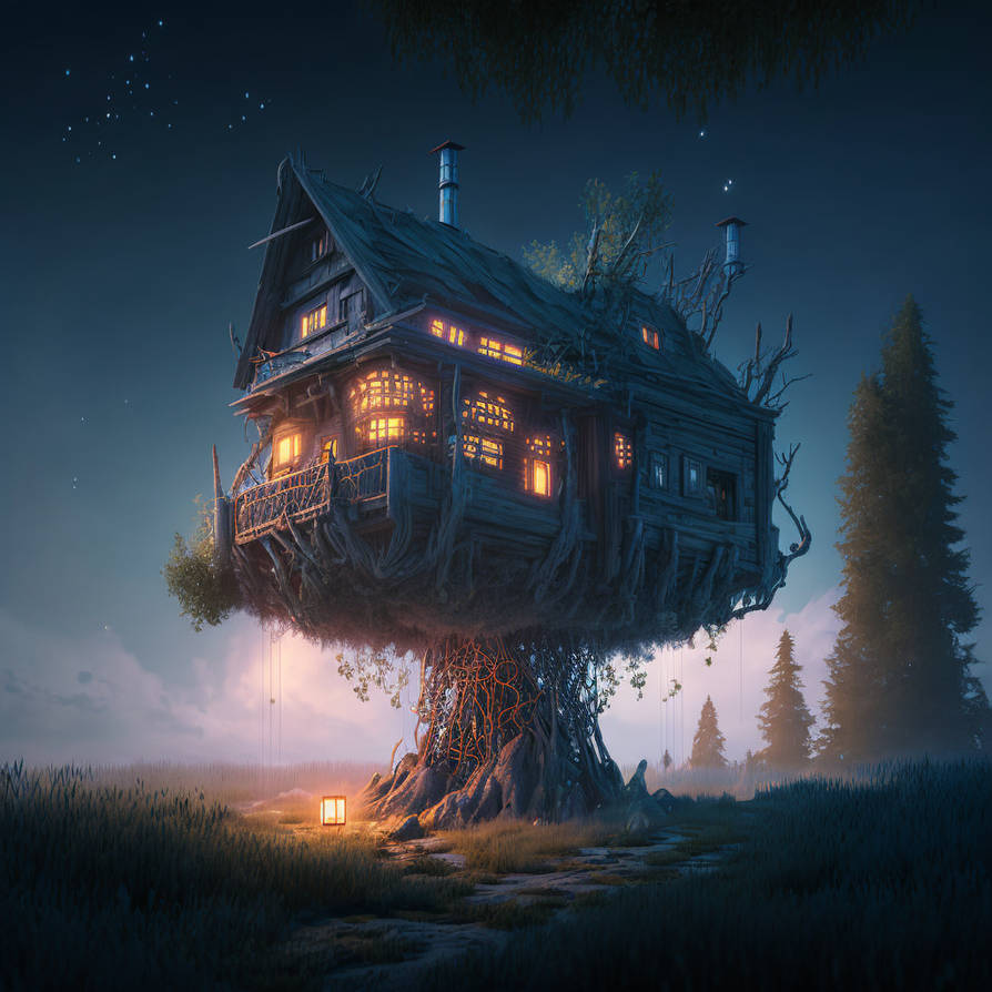 Baba Yaga House V3 by immortalXuniverse on DeviantArt
