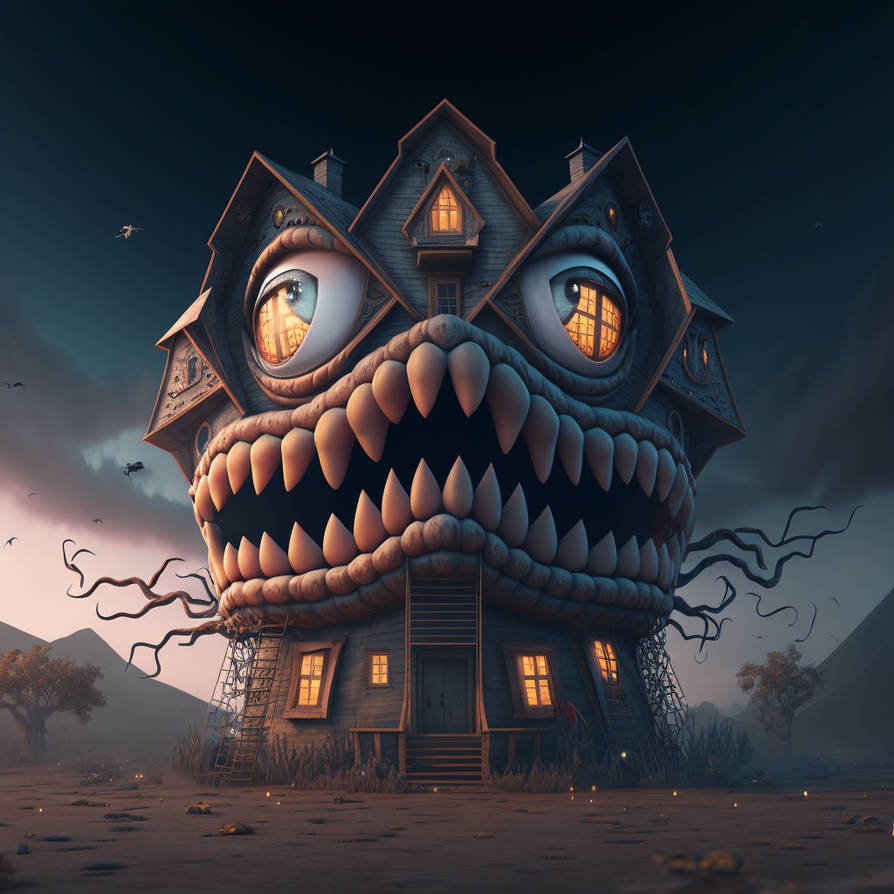Devious House Evil House V7 by immortalXuniverse on DeviantArt