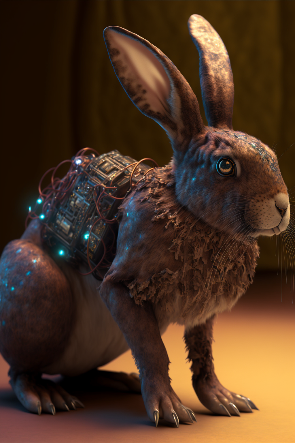 Mechanically Modified Rabbit by immortalXuniverse on DeviantArt