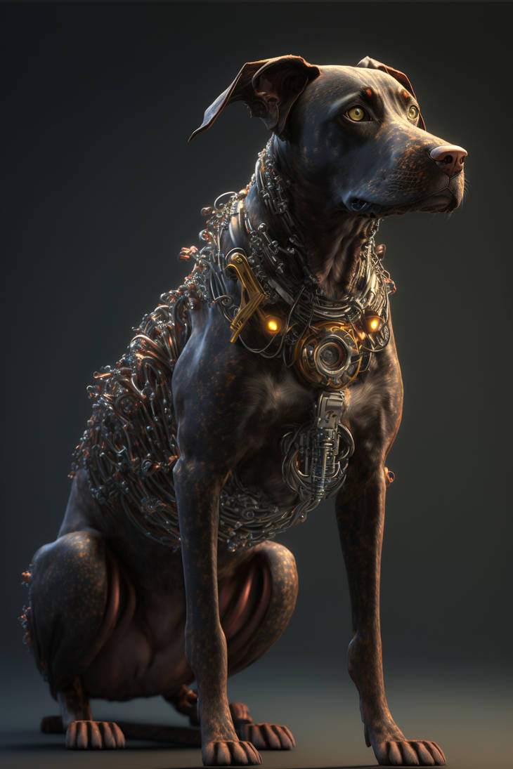 Mechanically Modified Dog by immortalXuniverse on DeviantArt