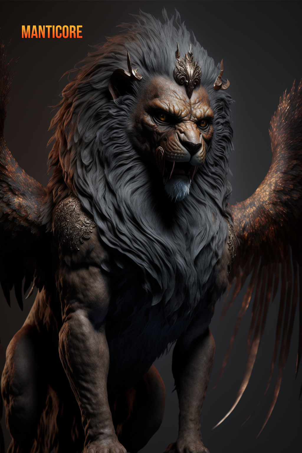 Mantacor Razorback Manticore by immortalXuniverse on DeviantArt