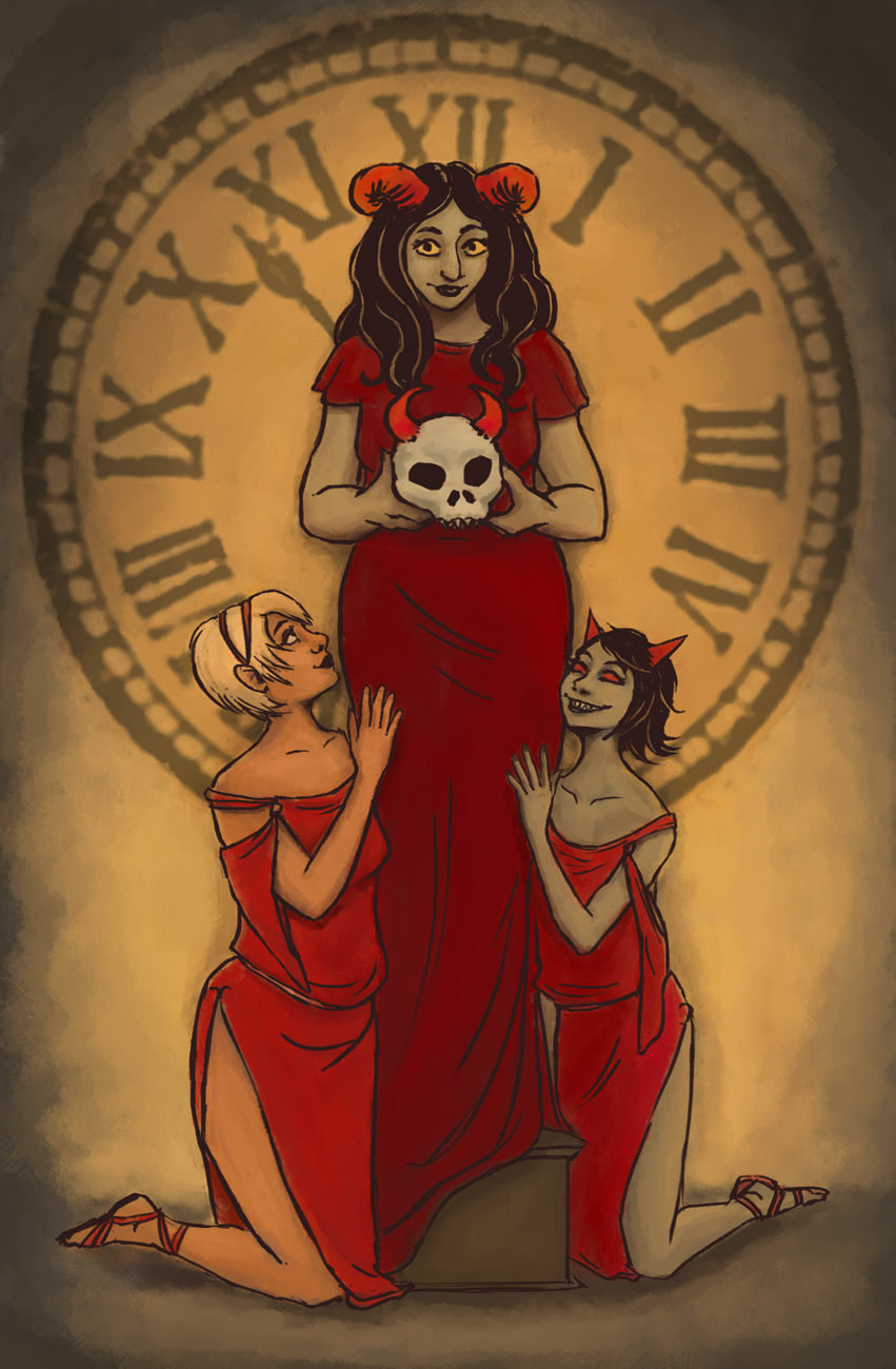 Handmaid to the Master of Death (with Acolytes)