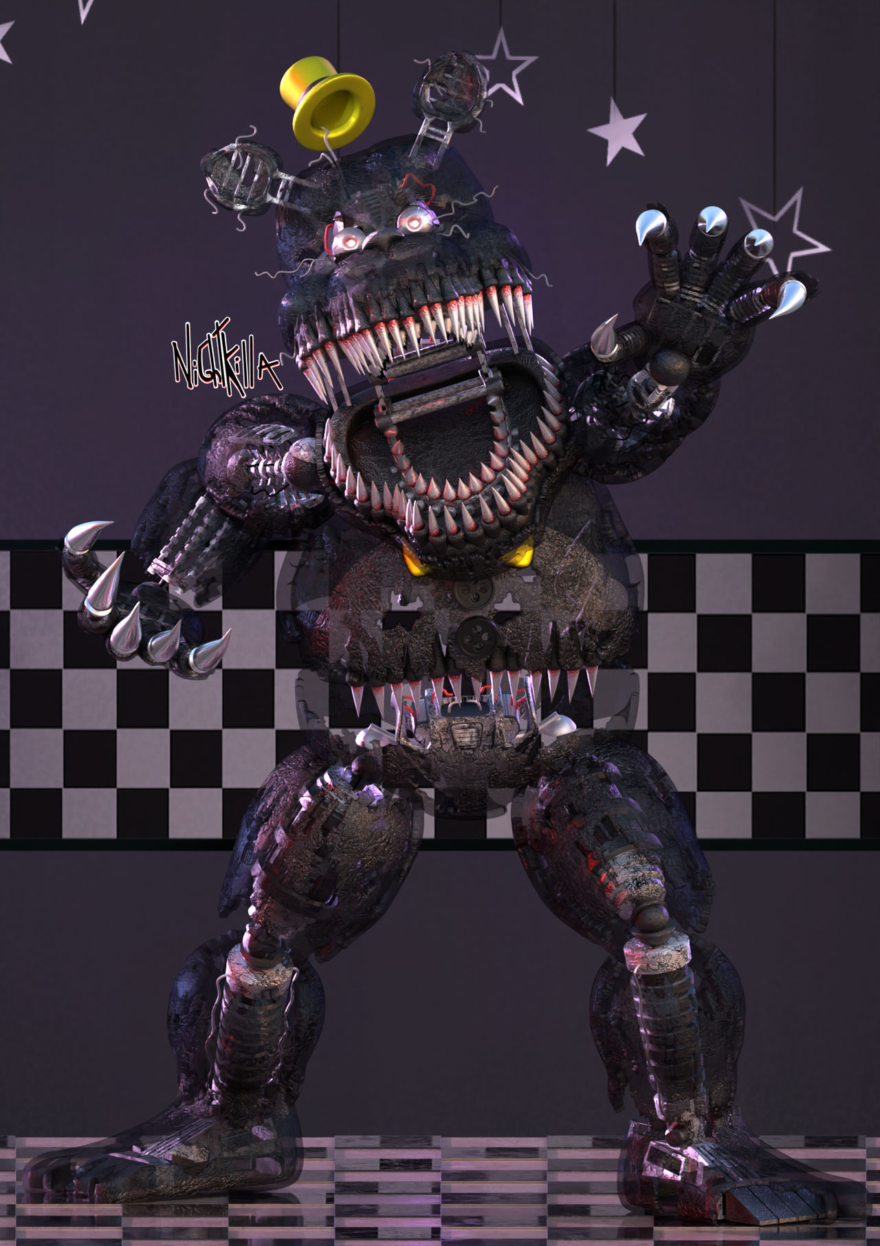 Nightmare (FNAF 4) by Nightkillafromtpsi on DeviantArt