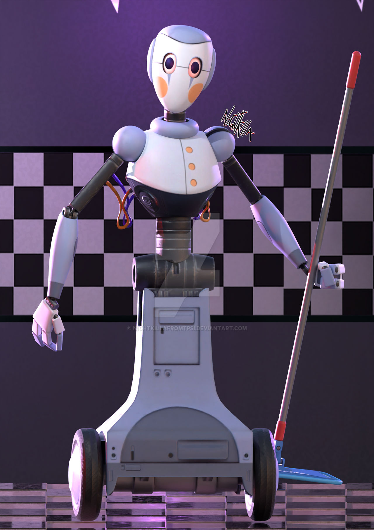 Staff Bot (FNAF SB) by Nightkillafromtpsi on DeviantArt