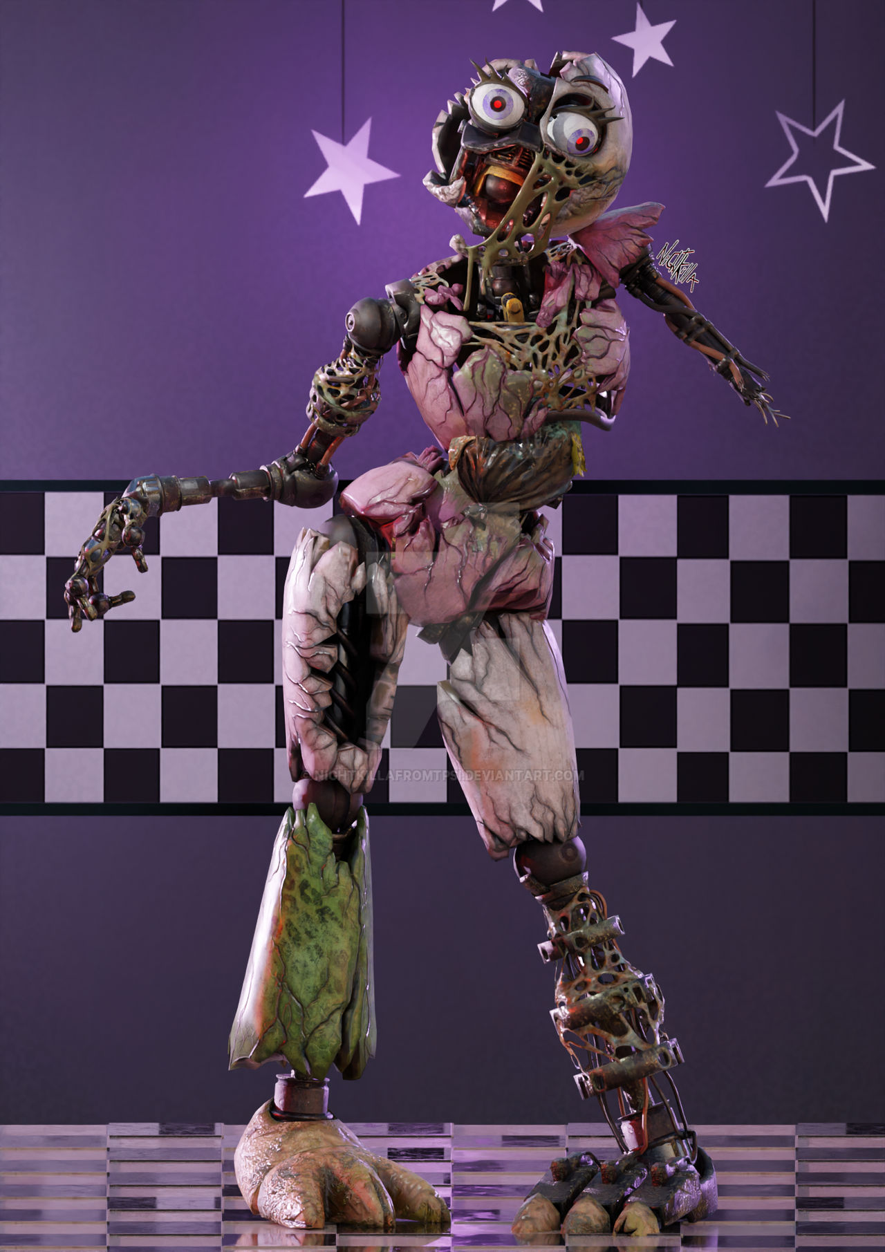 Ruined Chica (FNAF SB RUIN) by Nightkillafromtpsi on DeviantArt