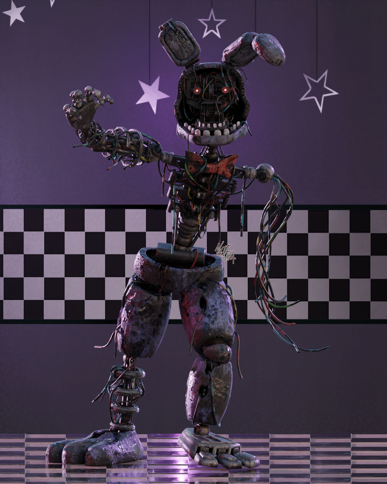 Tjocr Ignited Bonnie (FNAF TJOCR) by Nightkillafromtpsi on DeviantArt