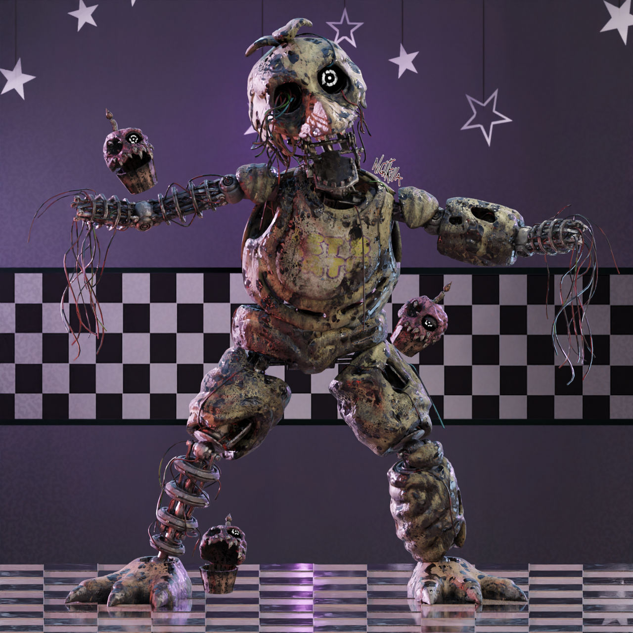 Tjocr Ignited Chica (FNAF TJOCR) by Nightkillafromtpsi on DeviantArt