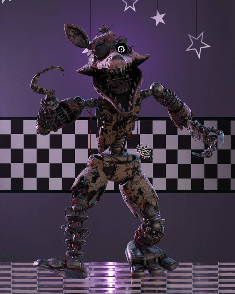 Ignited Foxy (FNAF TJOCR) by Nightkillafromtpsi on DeviantArt