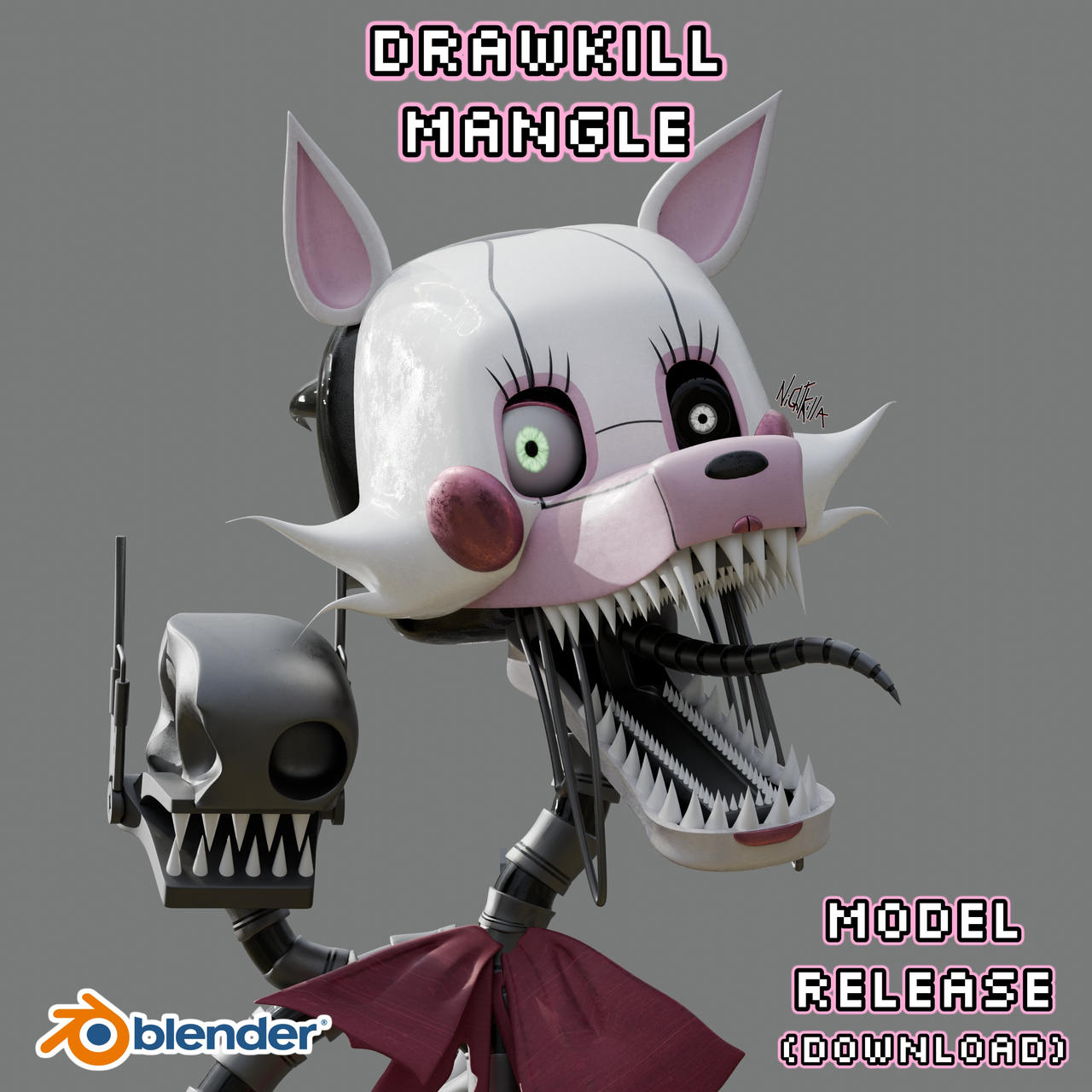 Drawkill Puppet Model Drawkill Mangle (MODEL RELEASE, DOWNLOAD) by Nightkillafromtpsi on ...