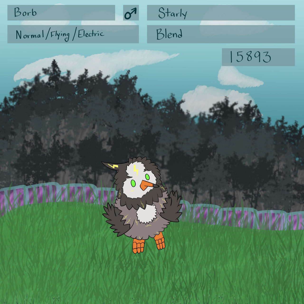 Borb Character Borb the Starly by Jadedragonette on DeviantArt