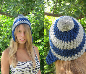 Blue Crochet hat
