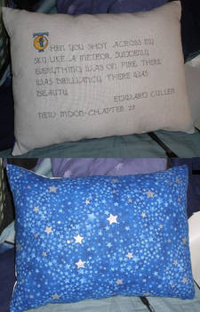 New Moon Quote Pillow