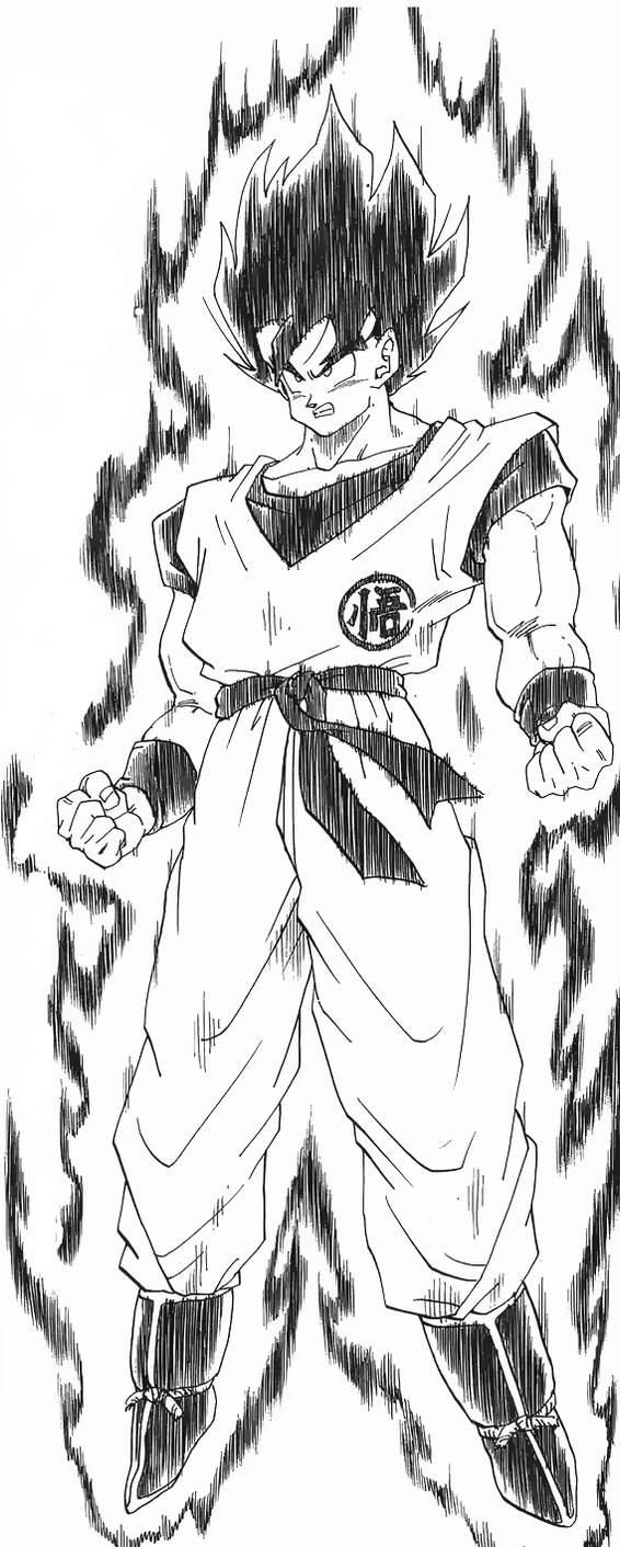 Goku Kaioken By Eric77posse On DeviantArt
