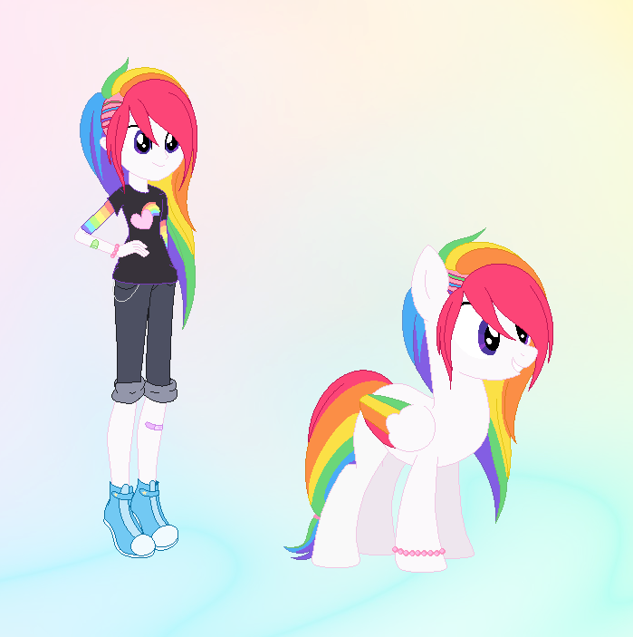 Rainbow pone Adopt (Closed!)