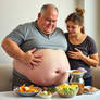 Healthy food for the fat man.