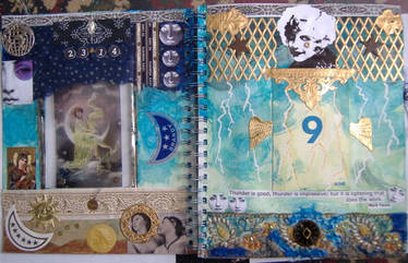 Thunderstorm altered book