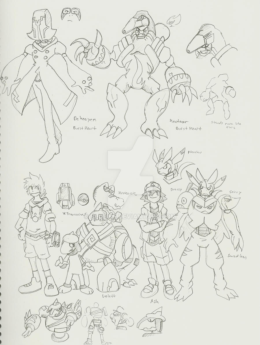 Pokemon Reburst Deviantart Pokemon ReBurst Concepts by BlueIke on DeviantArt