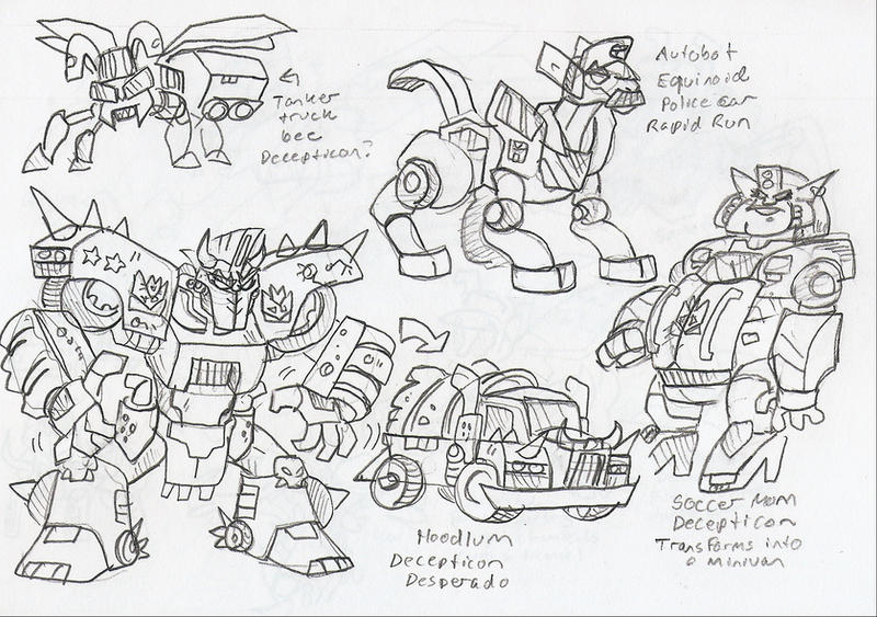 TF_RiD: Misc. Bots and Cons doodles by BlueIke on DeviantArt